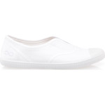 Laceless Women's Running Shoes White White Black