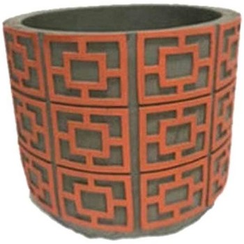 Melvin & Hamilto Vases / caches pots d'intérieur Ldk Garden Cache pot en ciment - Orange Orange
