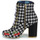 Chaussures Femme Bottines Irregular Choice FRUITY PICNIC Noir / Blanc