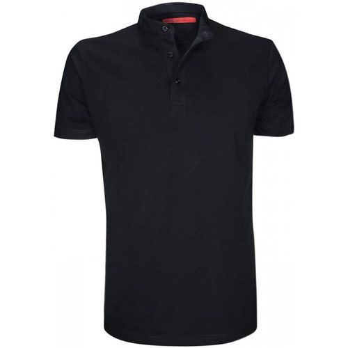 Vêtements Homme Chemise Coupe Droite Premium Chemise Oxford Derby Vert polo mode graniti noir Noir