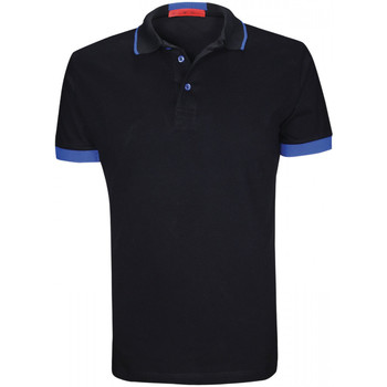 Vêtements Homme Relaxed Polos manches courtes Relaxed polo-shirts office-accessories cups Relaxed polo mode marconetti noir Noir