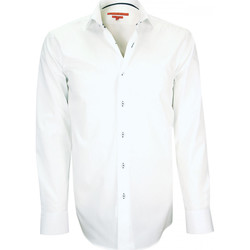 Vêtements Homme Chemises manches longues Andrew Mc Allister chemise mode walker blanc Blanc