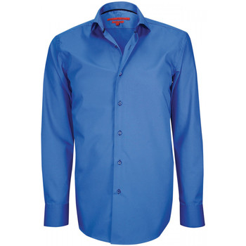 Vêtements Homme Chemises manches longues Andrew Mc Allister chemise mode walker bleu Bleu