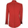 Vêtements Homme Chemises manches longues Emporio Balzani chemise repassage facile lorenzo rouge Rouge
