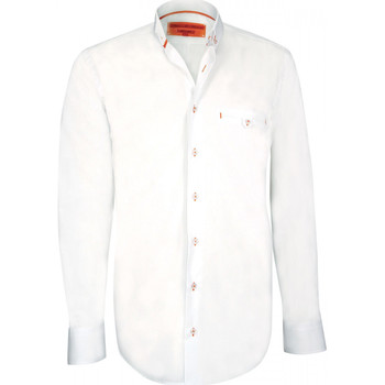 Vêtements Homme Chemises manches longues Andrew Mc Allister chemise mode ethan blanc Blanc