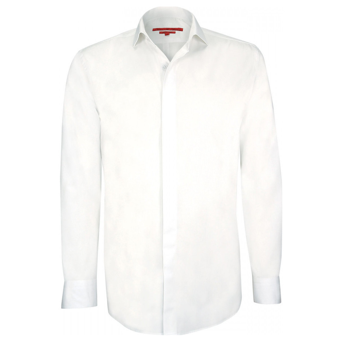 Vêtements Homme Chemises manches longues Andrew Mc Allister chemise gorge cachee gordon blanc Blanc
