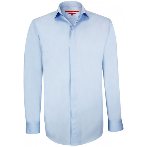 Vêtements Homme Chemises manches longues Bébé 0-2 ans chemise gorge cachee gordon bleu Bleu