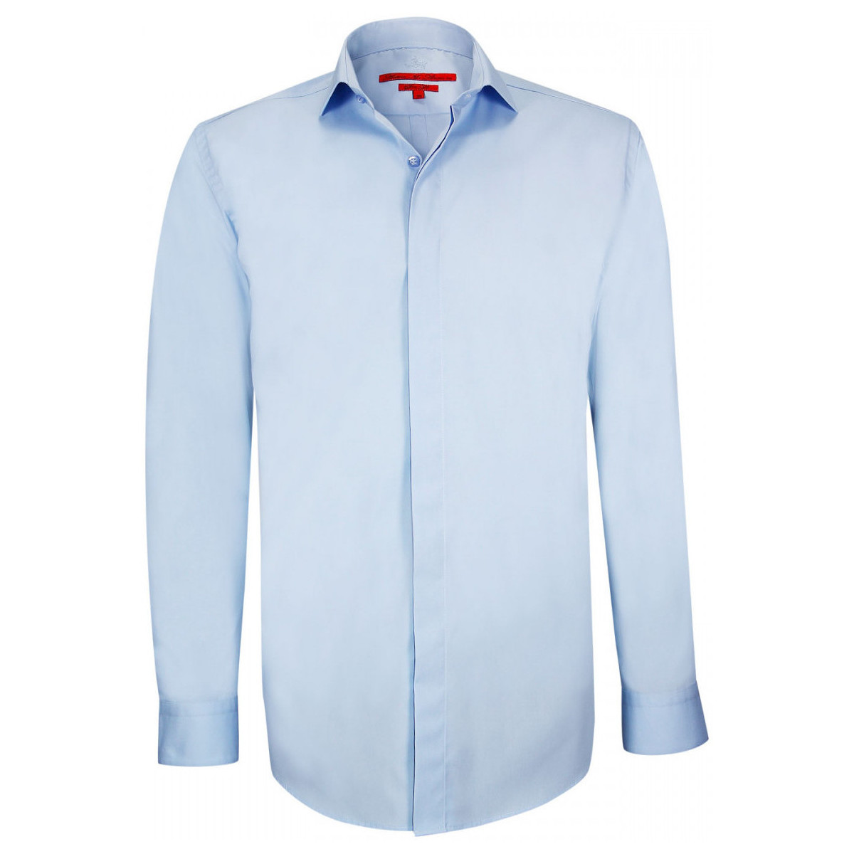 Vêtements Homme Chemises manches longues Andrew Mc Allister chemise gorge cachee gordon bleu Bleu