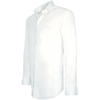 Andrew Mc Allister chemise gorge cachee gordon blanc Blanc