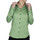 Vêtements Femme Chemises / Chemisiers Housses de coussins chemise unie krystal vert Vert