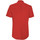 Vêtements Homme Chemises manches longues Emporio Balzani chemisette unie matteo rouge Rouge