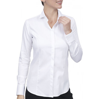 Vêtements Femme Chemises / Chemisiers Andrew Mc Allister chemise col casse arlene blanc Blanc