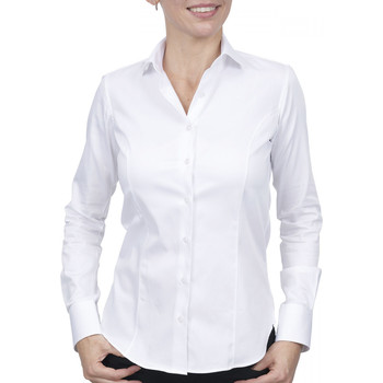 Vêtements Femme Chemises / Chemisiers Andrew Mc Allister chemise unie corrie blanc Blanc