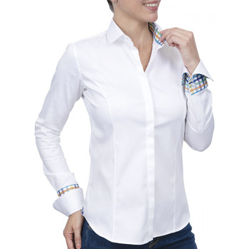 Vêtements Femme Chemises / Chemisiers Andrew Mc Allister chemise habillee charley blanc Blanc