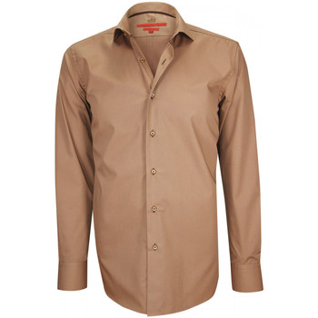 Vêtements Homme Chemises manches longues Utilisez au minimum 1 chiffre ou 1 caractère spécialer chemise premium baker marron Marron