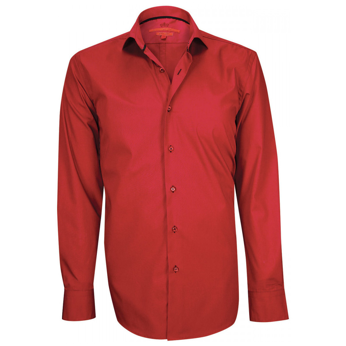 Vêtements Homme Chemises manches longues Andrew Mc Allister chemise premium baker bordeaux Rouge