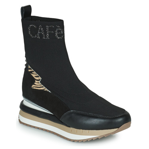 Chaussures Femme Baskets montantes Café Noir C1DN9550-N001 Noir