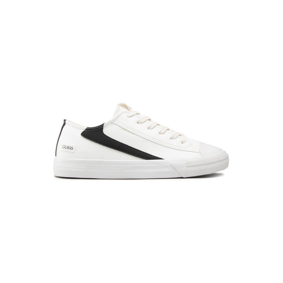 Chaussures Homme Baskets mode Guess FM5EDL ELE12 EDERLE LOW-WHIBL Blanc