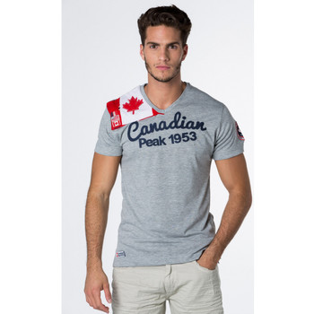 Vêtements Homme T-shirts manches courtes Canadian Peak T-Shirt manches courtes JAILOR Gris
