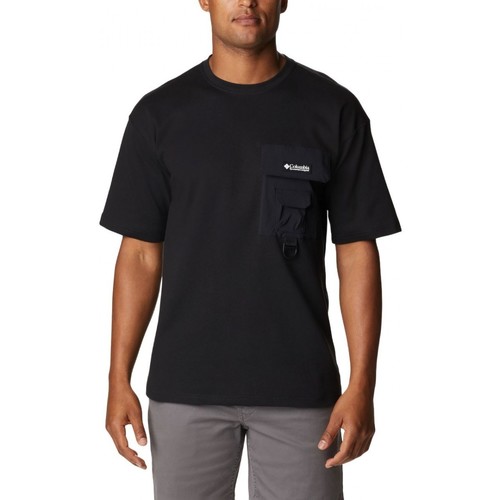 Vêtements Homme Sweats Columbia Sportswear Pull&Bear Punisher T-shirt Blanc  manches longues noir Noir