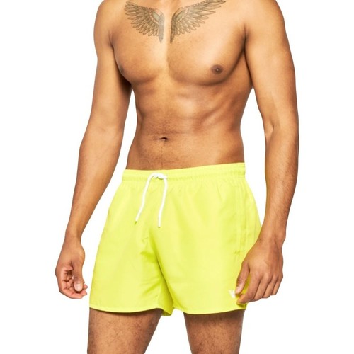 Vêtements Homme Maillots / Shorts de bain Armani jeans Pool slide color Jaune