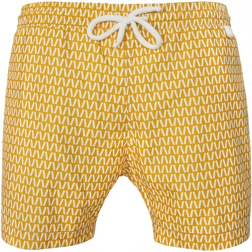 Vêtements Homme Maillots / Shorts de bain Les Loulous De La Plage Montauk 807 Optiv jaune moutarde - Maillot Short de bain homme Jaune