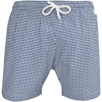 Vêtements Homme Maillots / Shorts de bain Les Loulous De La Plage Short de bain Montauk 701 Vichy Bleu