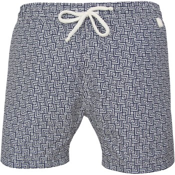 Vêtements Homme Maillots / Shorts de bain Les Loulous De La Plage Short de bain Montauk 8034 Square Bleu