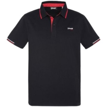 Vêtements Homme T-shirts & Polos Schott Polo Homme  Ref 56519 Noir Noir