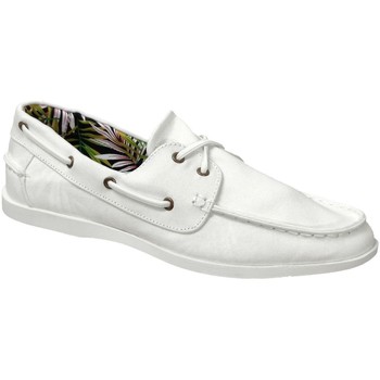 Chaussures Homme Chaussures bateau Kdopa Bowie v2 Blanc toile