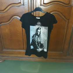 Vêtements Femme T-shirts manches courtes Promod tee-shirt Noir