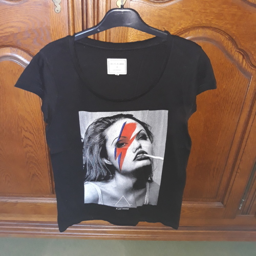 Vêtements Femme Broderie / Dentelle Eleven Paris tee-shirt Noir