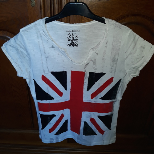 Vêtements Femme T-shirts manches courtes Cache Cache tee-shirt Silk Blanc