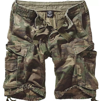 Vêtements Homme Shorts / Bermudas Brandit Shorts militaires Vintage Saigon Woodland
