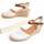 Chaussures Femme Espadrilles Leindia 74614 Blanc