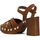 Chaussures Femme Sandales et Nu-pieds Café Noir C1HL6070 Marron