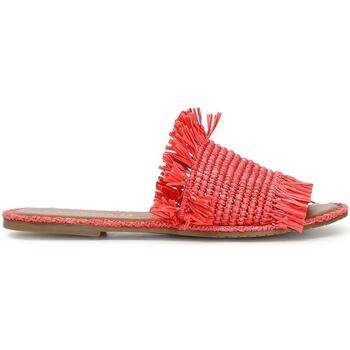 Chaussures Femme Sandales et Nu-pieds Café Noir C1XB9931 Rouge