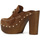 Chaussures Femme Sandales et Nu-pieds Café Noir C1HL6050 Marron