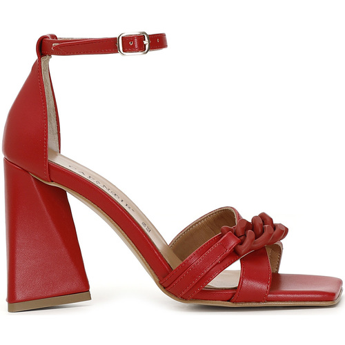 Chaussures Femme Sandales et Nu-pieds Café Noir C1NA9180 Rouge