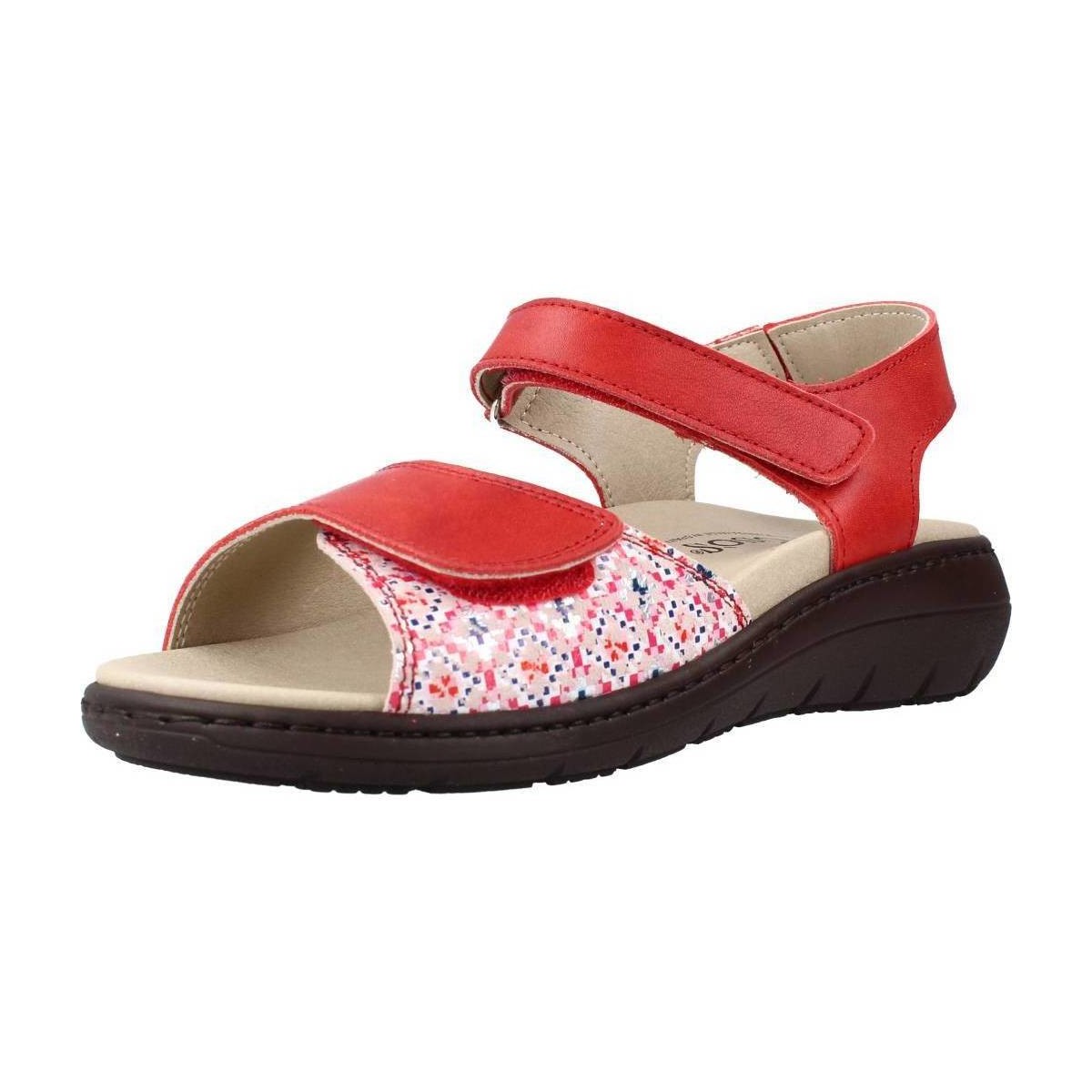 Chaussures Femme Sandales et Nu-pieds Pinoso's 5968P Rouge