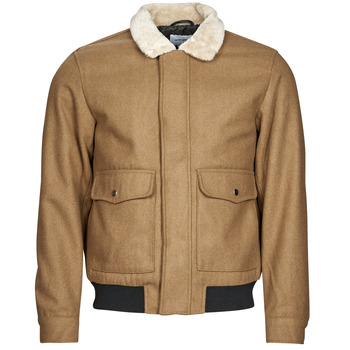Vêtements Homme Blousons BOSS long-sleeved cotton polo shirt JJTOM WOOL BOMBER Cognac