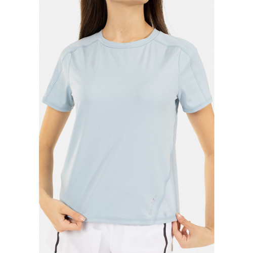 Vêtements Femme Coton Du Monde Spyder T-shirt de sport - Quick Dry Bleu