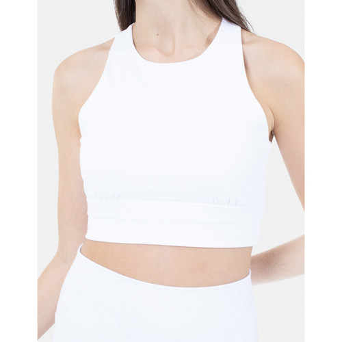 Vêtements Femme Short Sleeved Slim Fit Polo Neck Polo T-Shirt Spyder Top de sport - Quick Dry Blanc