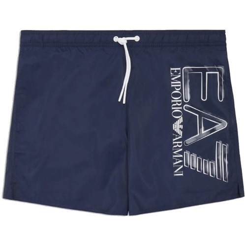 Vêtements Homme Shorts / Bermudas Giorgio stonewashed Armani five-pocket straight-leg jeansA7 9020002R737 Bleu