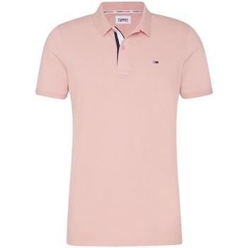Vêtements Homme Polos manches courtes Tommy Jeans Polo Homme  Ref 56762 TH9 Rose Rose