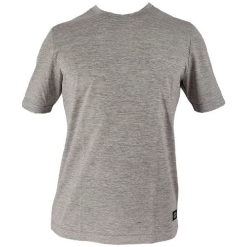 Vêtements Homme T-shirts Coutures courtes Rewoolution T-shirt in Lana e Lyocell Homme Cloud Gris
