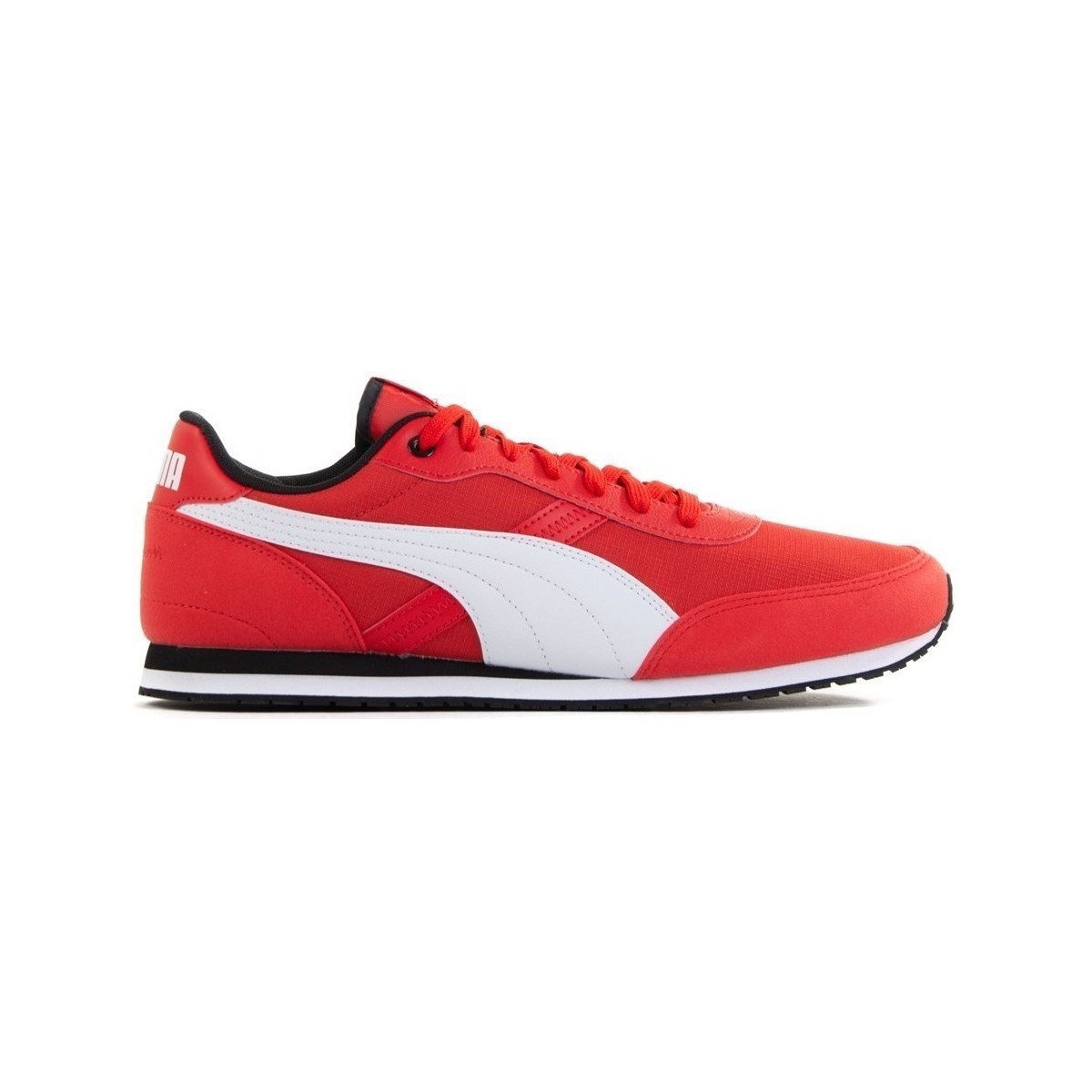 Chaussures Homme Baskets basses Puma ST Runner Essential Rouge, Blanc