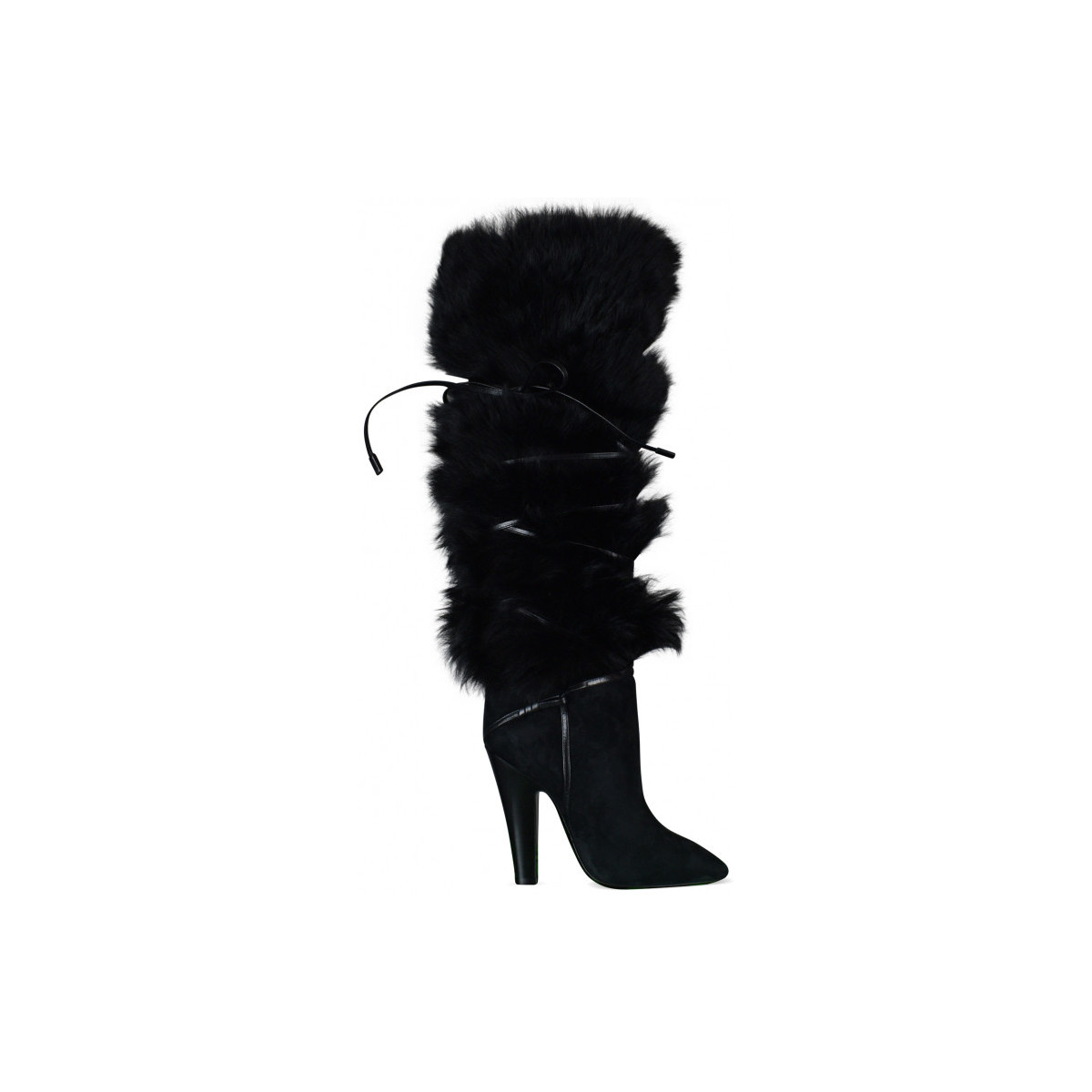 Chaussures Femme Saint Laurent Puffy quilted shoulder bag Bottes Jokull Noir