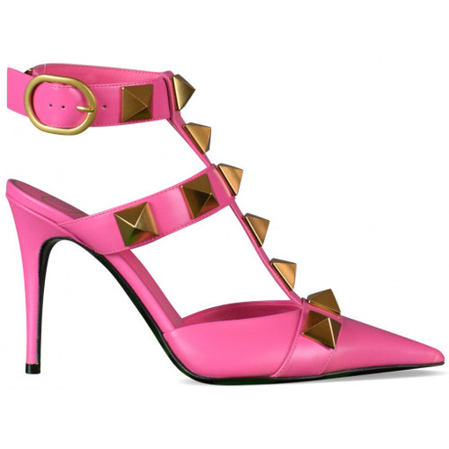 Chaussures Femme Escarpins with Valentino Escarpins Roman Stud Rose