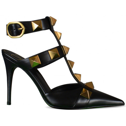 Chaussures Femme Escarpins with Valentino Escarpins Roman Stud Noir